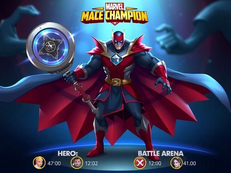 Marvel Mace Champion Hero Selection Screen